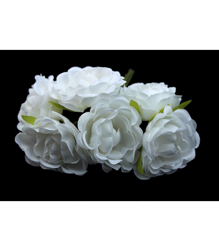BOUQUET 6 FLEURS EN TISSU