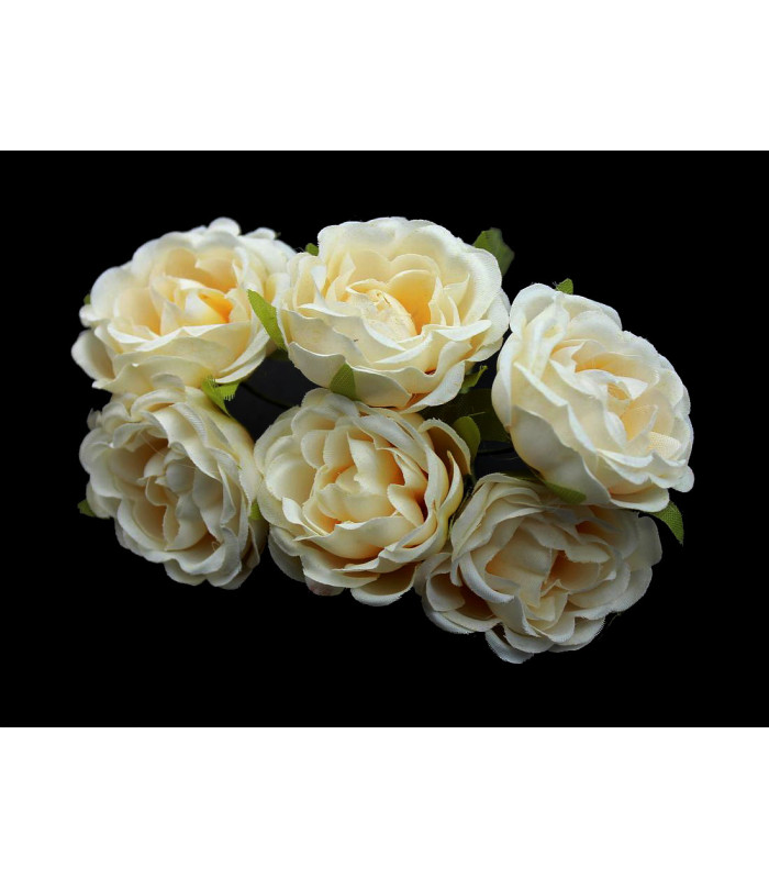 BOUQUET 6 FLEURS EN TISSU