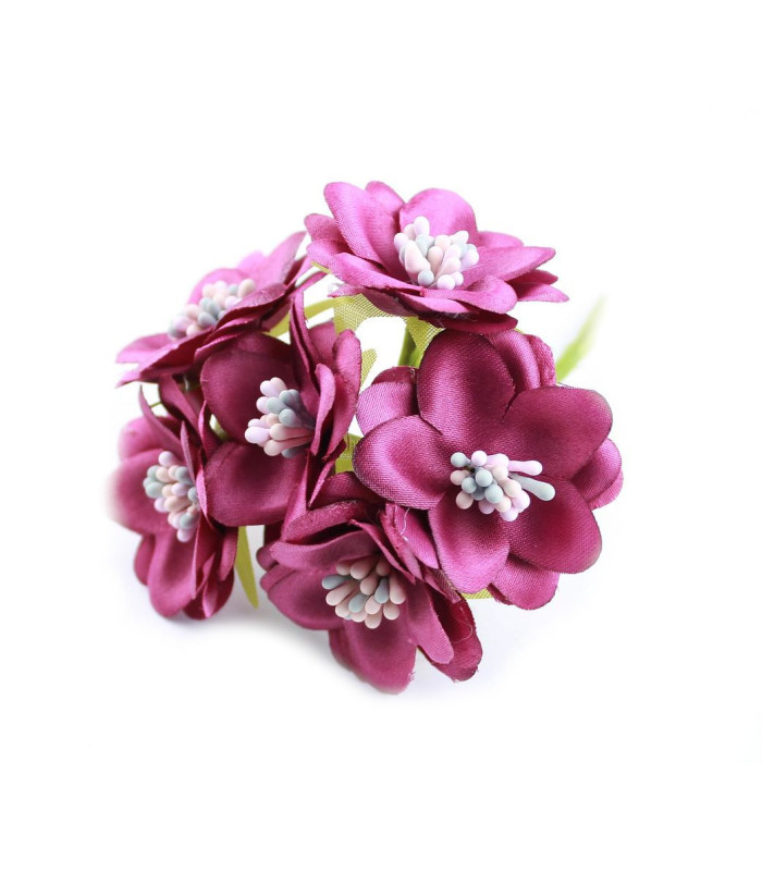 BOUQUET 6 FLEURS EN TISSU