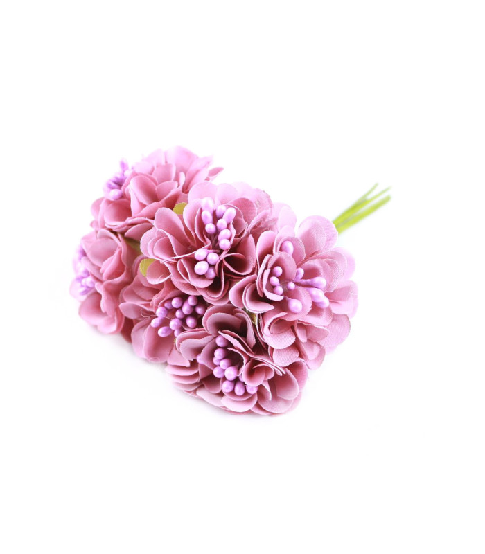 BOUQUET DE FLEUR EN TISSU (6 PCS.) "AMBERES"