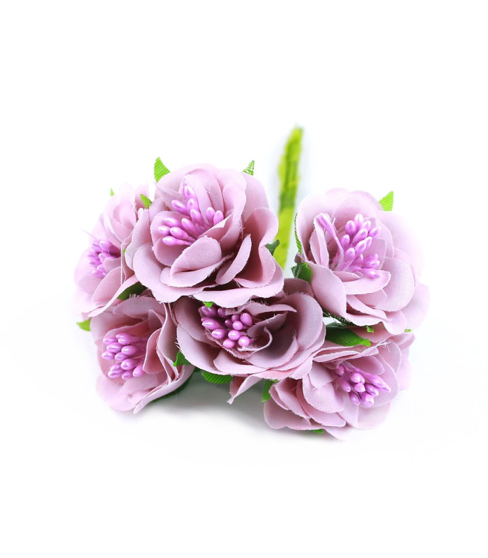 BOUQUET DE FLEUR EN TISSU (6 PCS) "BREMEN"