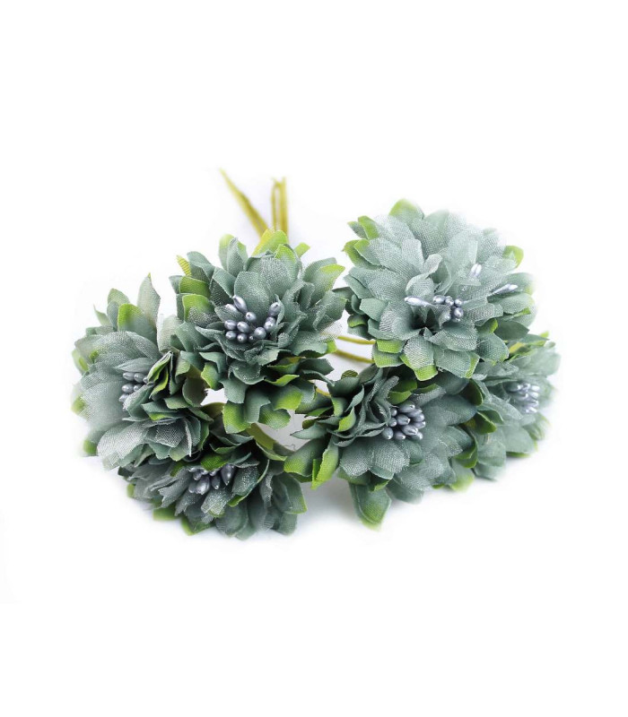 BOUQUET 6 FLEURS EN TISSU