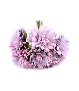 BOUQUET 6 FLEURS EN TISSU