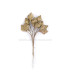 ESCARGOT FLEUR DE PORCELAINE FROIDE 1,5 x 1 cm