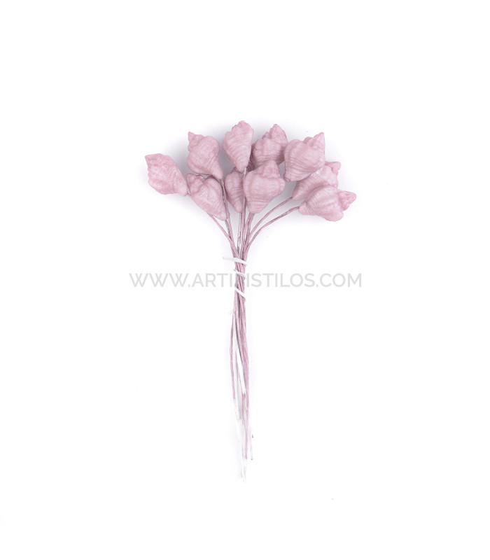 ESCARGOT FLEUR DE PORCELAINE FROIDE 1,5 x 1 cm