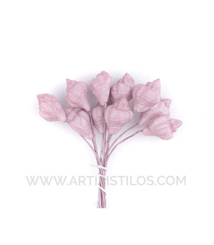 ESCARGOT FLEUR DE PORCELAINE FROIDE 1,5 x 1 cm