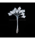 ESCARGOT FLEUR DE PORCELAINE FROIDE 1,5 x 1 cm