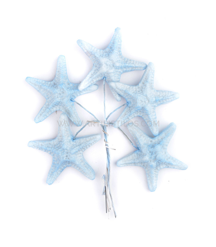 FLEUR DE PORCELAINE FROIDE ÉTOILE DE MER 3,5 CM