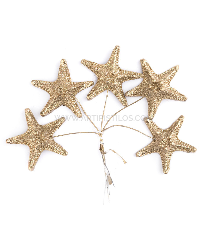 FLEUR DE PORCELAINE FROIDE ÉTOILE DE MER 3,5 CM