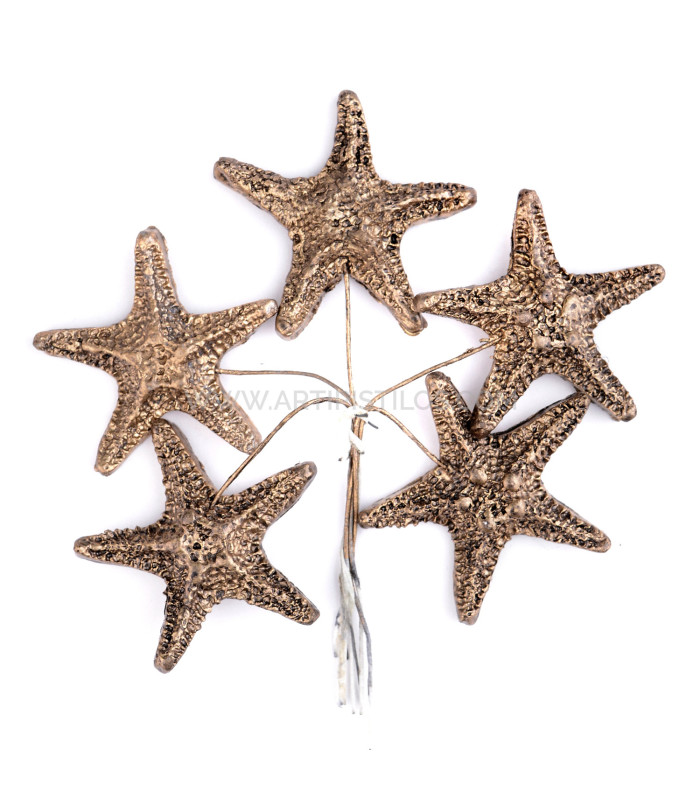 FLEUR DE PORCELAINE FROIDE ÉTOILE DE MER 3,5 CM