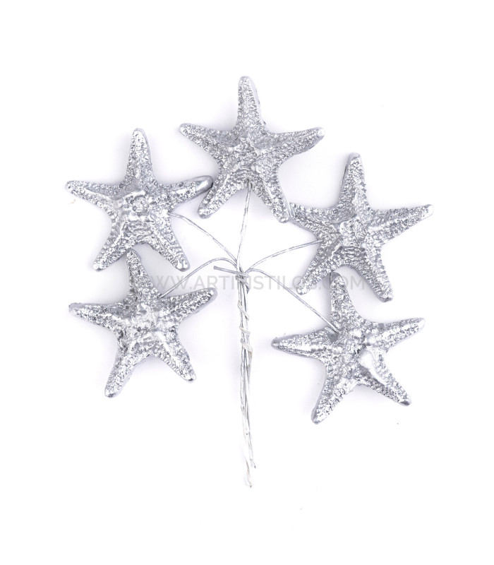 FLEUR DE PORCELAINE FROIDE ÉTOILE DE MER 3,5 CM
