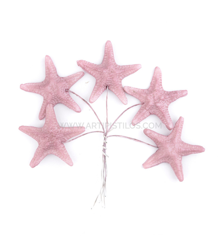 FLEUR DE PORCELAINE FROIDE ÉTOILE DE MER 3,5 CM