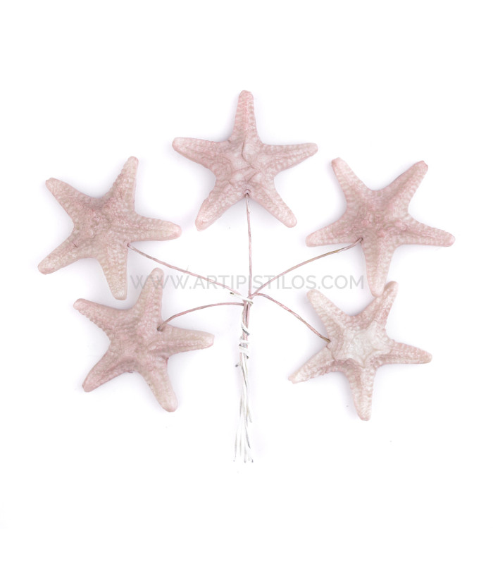 FLEUR DE PORCELAINE FROIDE ÉTOILE DE MER 3,5 CM