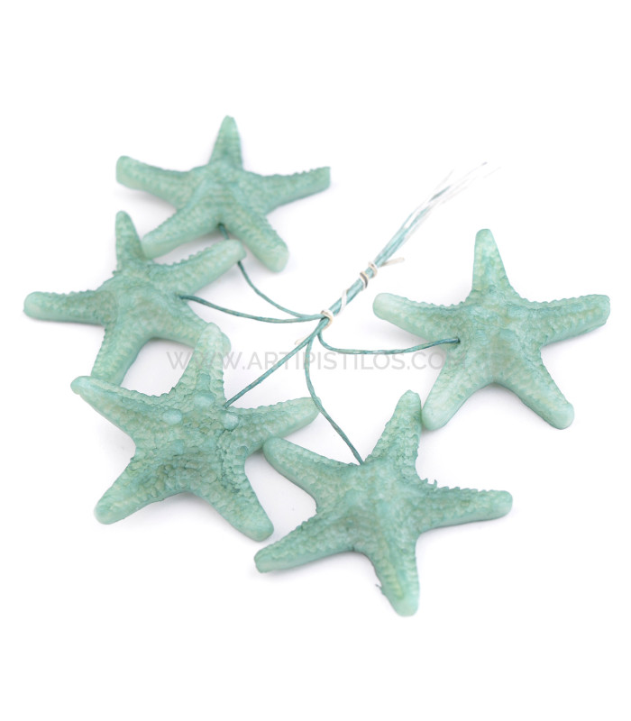 FLEUR DE PORCELAINE FROIDE ÉTOILE DE MER 3,5 CM