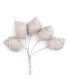 FLEUR EN PORCELAINE FROIDE ESCARGOT LISSE 2 X 1,5CM