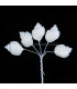 FLEUR EN PORCELAINE FROIDE ESCARGOT LISSE 2 X 1,5CM