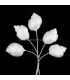 FLEUR EN PORCELAINE FROIDE ESCARGOT LISSE 2 X 1,5CM