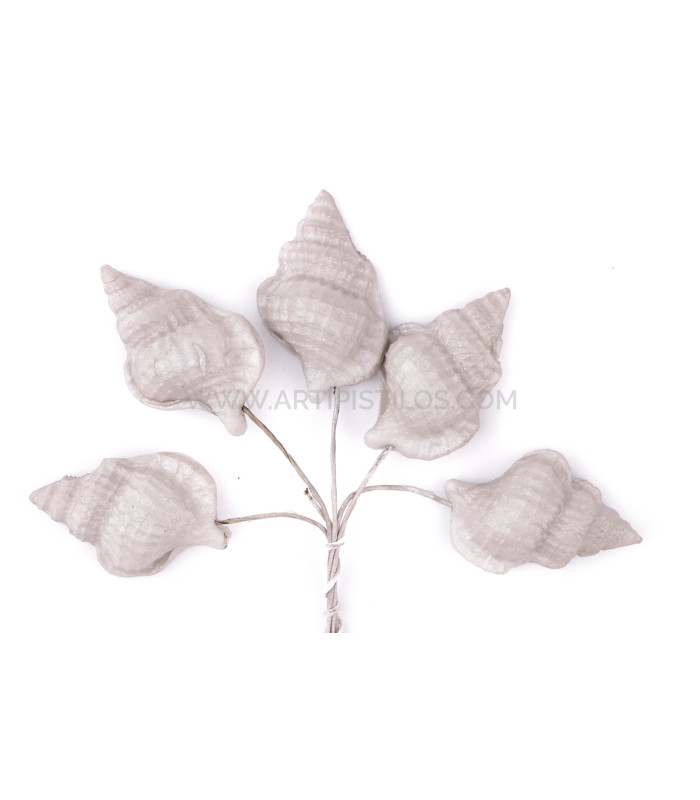 ESCARGOT À FLEURS EN PORCELAINE FROIDE 2,9 X 1,8 CM
