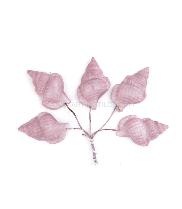 ESCARGOT À FLEURS EN PORCELAINE FROIDE 2,9 X 1,8 CM