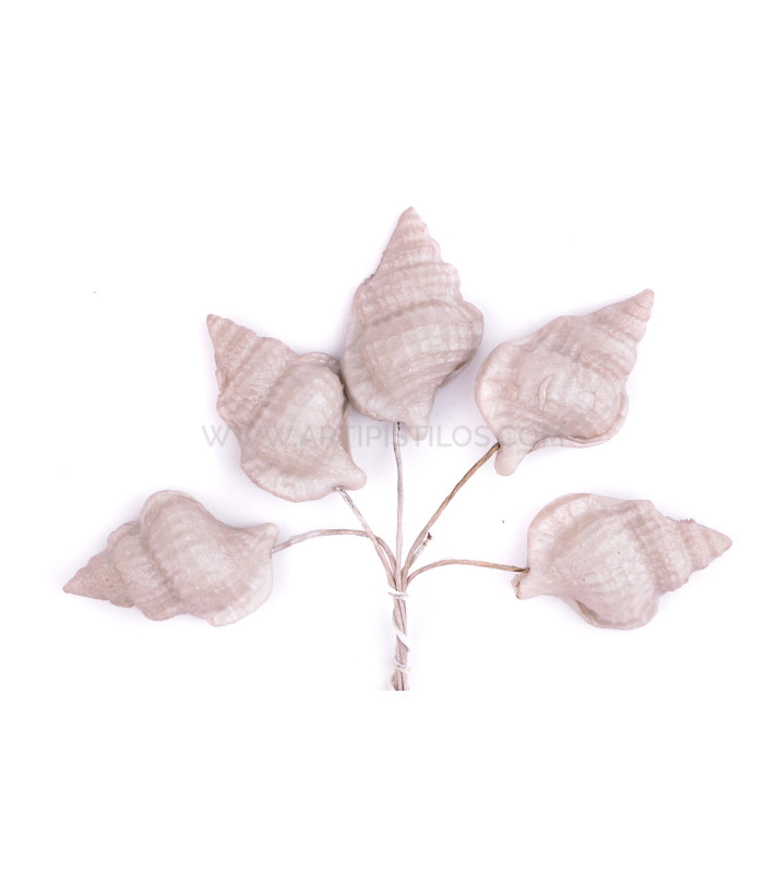 ESCARGOT À FLEURS EN PORCELAINE FROIDE 2,9 X 1,8 CM