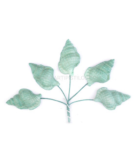 ESCARGOT À FLEURS EN PORCELAINE FROIDE 2,9 X 1,8 CM