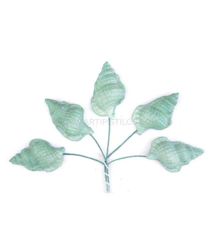 ESCARGOT À FLEURS EN PORCELAINE FROIDE 2,9 X 1,8 CM