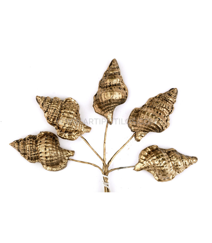 ESCARGOT À FLEURS EN PORCELAINE FROIDE 2,9 X 1,8 CM