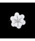 APPLICATION DE FLEURS MÉTALLIQUES AVEC STRASS "URAVAN"