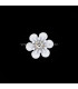APPLICATION DE FLEURS MÉTALLIQUES AVEC STRASS "WALDEN"