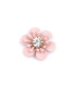 APPLICATION DE FLEURS MÉTALLIQUES AVEC STRASS "WALDEN"