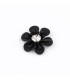 APPLICATION DE FLEURS MÉTALLIQUES AVEC STRASS "WALDEN"