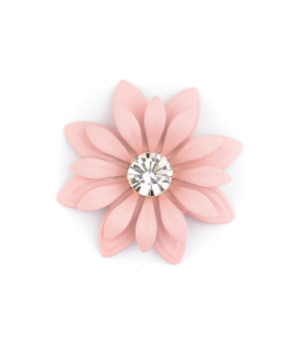 APPLICATION DE FLEURS EN MÉTAL AVEC STRASS "LIBERTY"