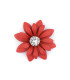 APPLICATION DE FLEURS EN MÉTAL AVEC STRASS "LIBERTY"
