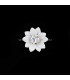 APPLICATION DE FLEURS MÉTALLIQUES AVEC STRASS "RACHEL"