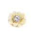 APPLICATION DE FLEURS MÉTALLIQUES AVEC STRASS "RACHEL"