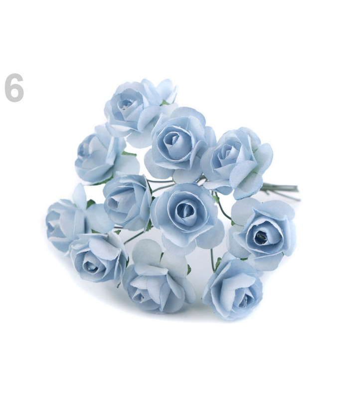 BOUQUET 12 MINIROSES IN TISSU