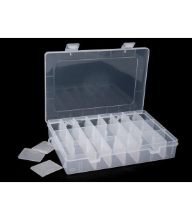 Boîte en plastique 14 x 20 x 4 cm