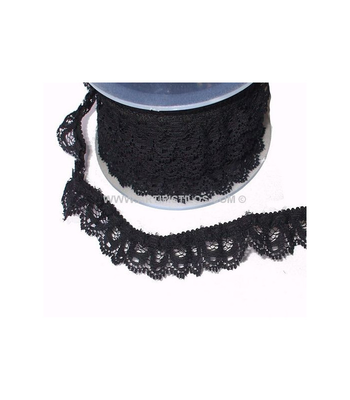 DENTELLE ELASTIQUE PLISÉE