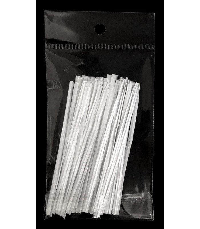 Fil de fer enrobé de plastique 10 cm