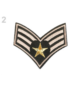 APPLICATION THERMO-ADHÉSIF DE BRODERIE "ARMY"