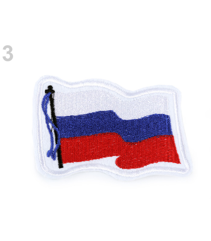 MÉLANGE D'APPLICATIONS POUR LES DRAPEAUX BRODÉS THERMOSOUDÉS