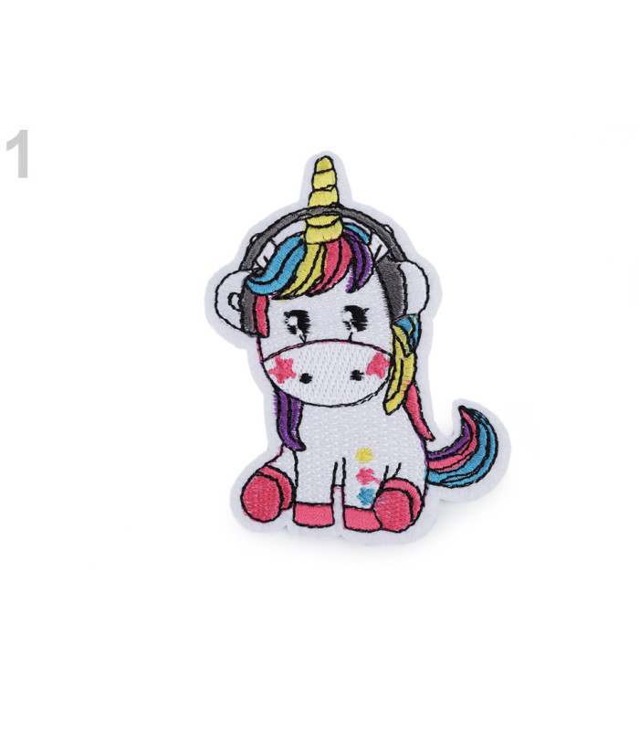 MÉLANGE D'APPLICATIONS POUR LA LICORNE BRODÉE