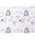 TISSU 100% COTON AVEC DES MOTIFS POUR ENFANTS 1,60 X 1 M