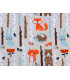 TISSU 100% COTON AVEC DES MOTIFS POUR ENFANTS 1,60 X 1 M