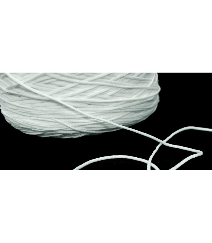 Cordon élastique polyester/élasthanne - OEKO TEX / STANDARD 100