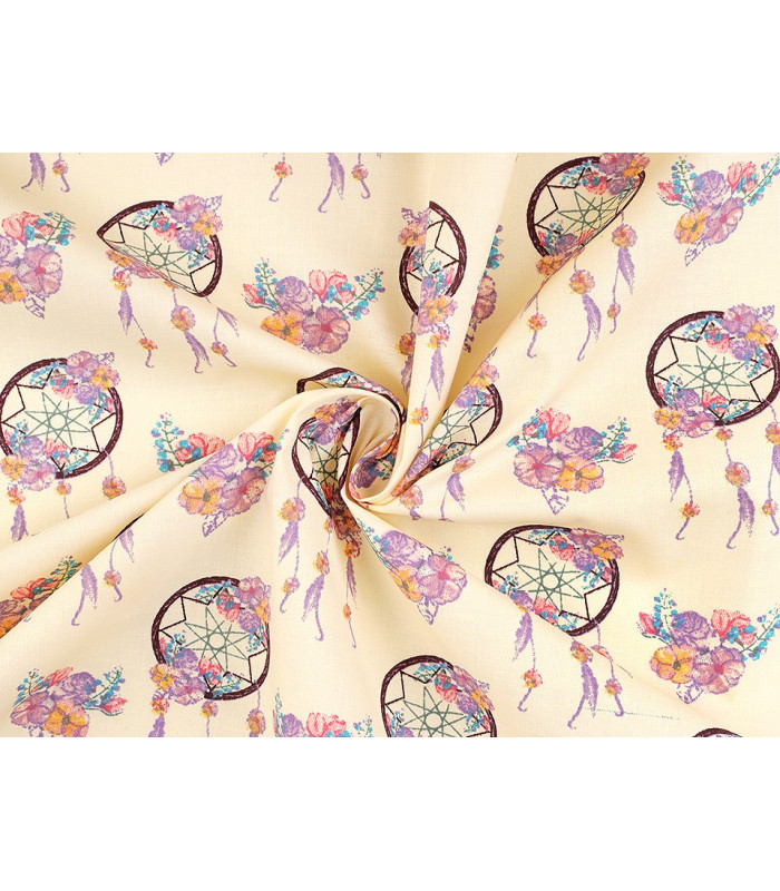 TISSU 100% COTON AVEC DES MOTIFS POUR ENFANTS 1,60 X 1 M