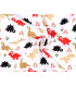 TISSU 100% COTON AVEC DES MOTIFS POUR ENFANTS 1,60 X 1 M
