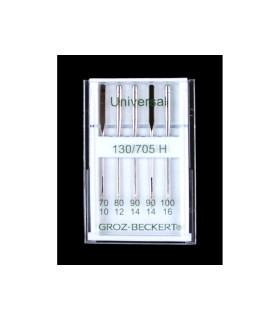 Jeu d'aiguilles pour machine à coudre Groz-Beckert / 70 - 80 - 90 - 100