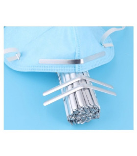 Pont de masques en aluminium argenté