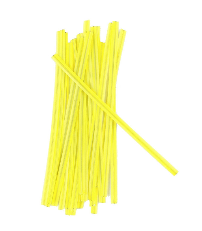Fil de fer enrobé 3 MM.  de plastique 10 cm